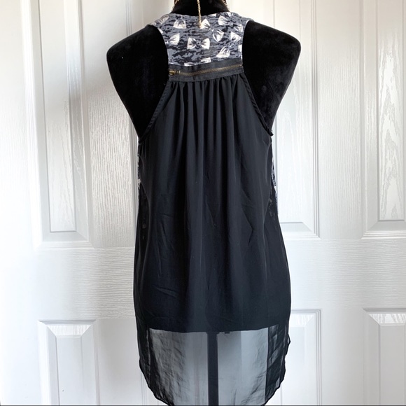 Self Esteem mixed media high low tank - Picture 3 of 6